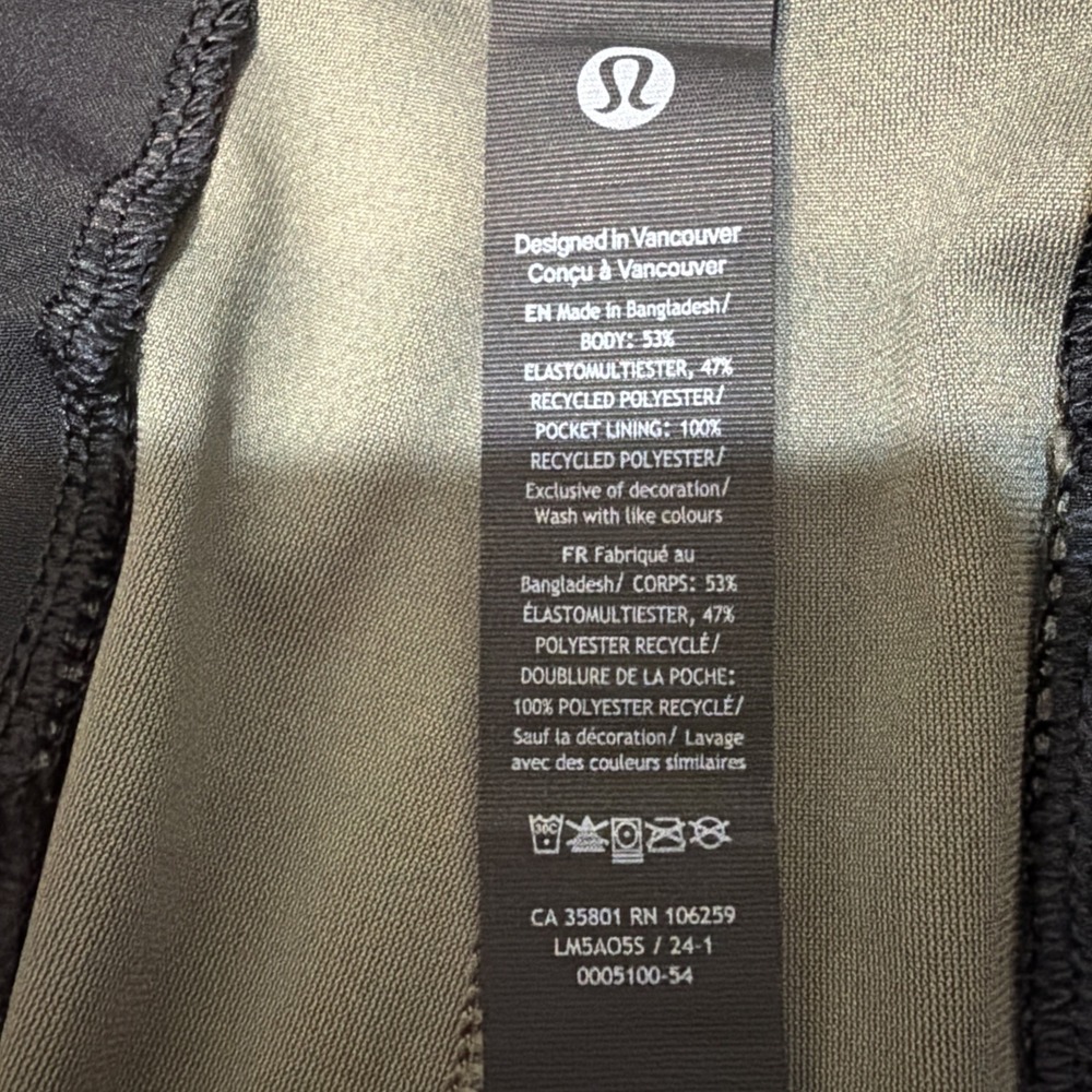 LULULEMON ABC Classic Fit Trouser Army Green Men's 38x31 Style LM5AO5S - Picture 3 of 8